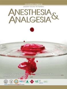 ANESTHESIA & ANALGESIA