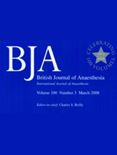 BRITISH JOURNAL OF ANAESTHESIA